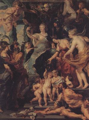 Peter Paul Rubens The Felicity of the Regency of Marie de'Medici (mk01) France oil painting art